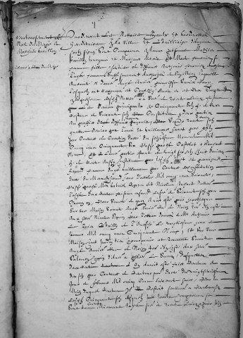 Etude de Me Jean Denis à Amiens (étude n°21). Minutes de l'année 1621