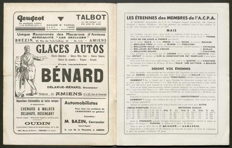 L'Automobile au Pays Picard. Revue mensuelle de l'Automobile-Club de Picardie et de l'Aisne, 267, décembre 1933