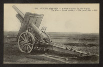 GUERRE 1914-1915. ARTILLERIE FRANCAISE. PIECE DE 150. THE WAR. FRENCH ARTILLERY. THE GUN OF 150