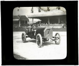 Circuit de Picardie 1913. Nazzaro au virage des tribunes