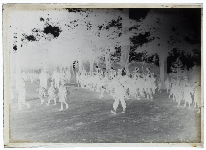 Chasseurs à pied - boulevard Saint-Jacques - septembre 1911