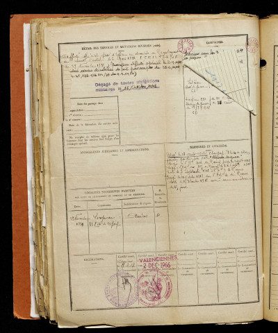 Sire, Joseph André Henri, né le 19 février 1897 à Croixrault (Somme), classe 1917, matricule n° 98, Bureau de recrutement d'Amiens