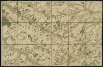 Carte de Cassini : Abbeville, Doullens, Albert, Bray, Bapaume, Auxi-le-Château, Frévent, Hesdin, Arras, etc.