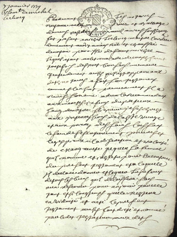 Etude de Me Charles Machart à Amiens (étude n°16). Minutes de l'année 1739