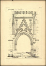 Amiens Cathedral. Elevation Porch. South Aisle