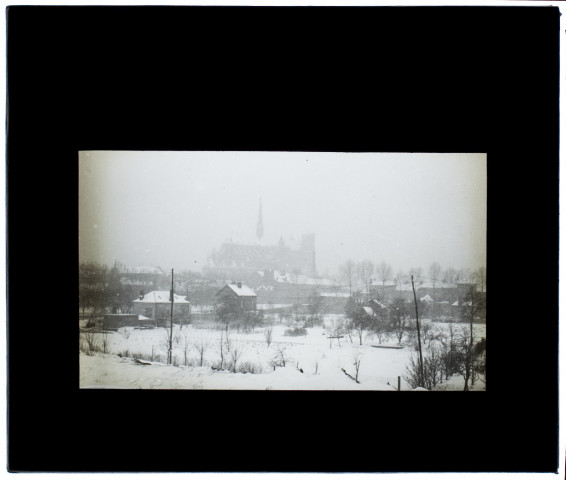 Effet de neige - vue boulevard Beauvillé - mars 1909