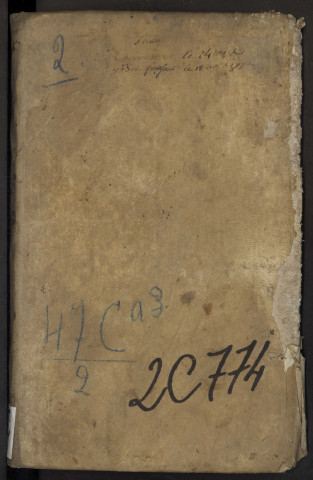 Petit Scel du bureau d'Andainville pour la période du 24 mars 1763 au 18 août 1772