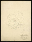 Plan du cadastre napoléonien - Bazentin : tableau d'assemblage