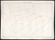 Plan du cadastre rénové - Estrées-les-Crécy : section ZE