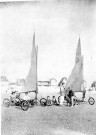 Compétition de char à voile à Fort-Mahon-Plage