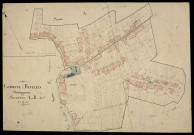 Plan du cadastre napoléonien - Revelles : développement des sections A et B