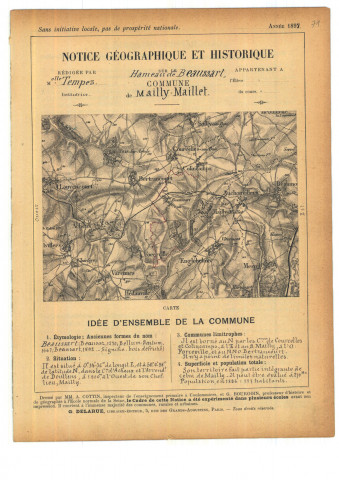 Mailly Maillet (Beaussart) : notice historique et géographique sur la commune