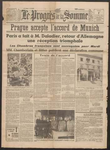 Le Progrès de la Somme, numéro 21562, 1er octobre 1938