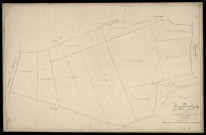 Plan du cadastre napoléonien - Moyencourt-Les-Poix (Moyencourt) : Coutures (Les), D