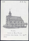 Tillard (commune de Silly-Tirard, Oise) : chapelle Saint-Blaise - (Reproduction interdite sans autorisation - © Claude Piette)