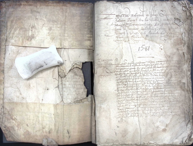 Etude de Me Jean Quignon à Amiens (étude n°22). Minutes de l'année 1581