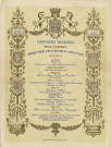 14 mai 1883 - Concours Régional - Ville d'Amiens : Banquet offert à Mr le Ministre de l'Agriculture