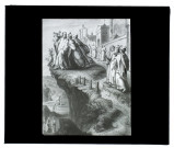 Evangile - Jésus chassé par les Nazaréens - gravure de Pardinel