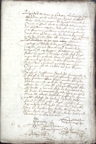 Etude de Me François De Saint-Fuscien à Amiens (étude n°26). Minutes de l'année 1610