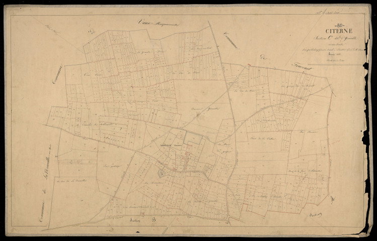 Plan du cadastre napoléonien - Citerne : Yonville, C