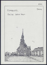 Combles : église Saint-Vast - (Reproduction interdite sans autorisation - © Claude Piette)