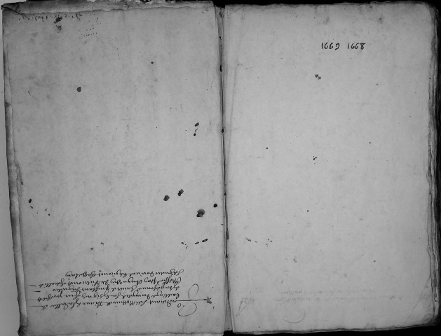 Etude de Me Pierre Trencart à Amiens (étude n°9). Minutes des années 1668-1669