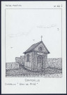 Conteville (Seine-Maritime) : chapelle “dieu de pitié” - (Reproduction interdite sans autorisation - © Claude Piette)