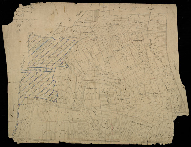Plan du cadastre napoléonien - Loeuilly : Bois de Duriez (Le), C2