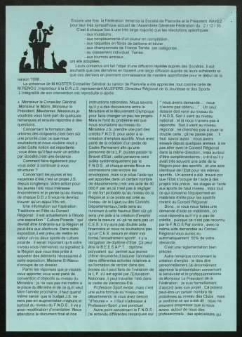 Longue Paume Infos (numéro 17), bulletin officiel de la Fédération Française de Longue Paume