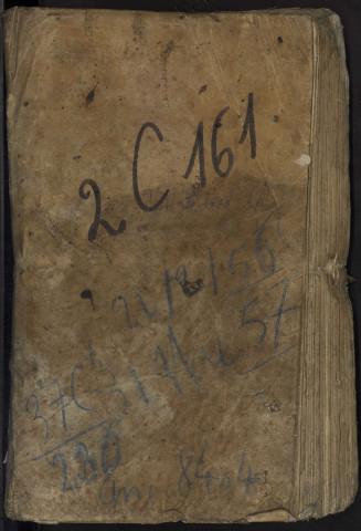 Centième denier du bureau d'Abbeville pour la période du 21 février 1756 au 31 mai 1757