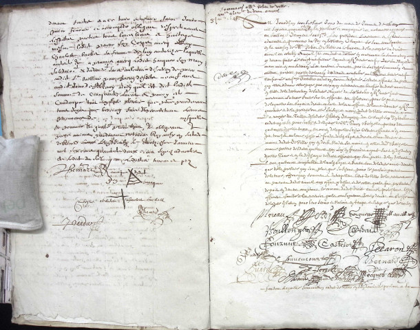 Etude de Me Antoine Ricard à Amiens (étude n°25). Minutes de juin 1642