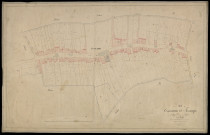 Plan du cadastre napoléonien - Fescamps : Chef-lieu (Le), B2 (correspond au développement d'une partie de B1)