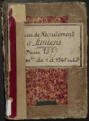 Amiens : liste des matricules n° 1 à 1365 de la classe 1877