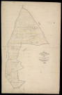 Plan du cadastre napoléonien - Forceville : Derrière les Jardins d'Aque, B1