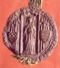 Sceau de Marguerite d'Ailly, Dame de Picquigny, Vidamesse d'Amiens