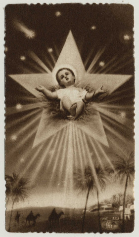 L'Enfant Jésus dans la mangeoire et les Mages