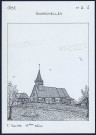 Gourchelles (Oise) : l'église XVIIe s - (Reproduction interdite sans autorisation - © Claude Piette)