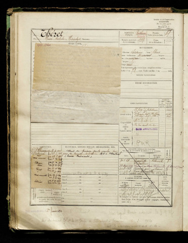 Théret, Henri Adolphe Hippolyte, né le 03 février 1898 à Frévent (Pas-de-Calais), classe 1918, matricule n° 1587, Bureau de recrutement d'Abbeville