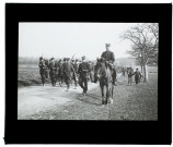 Le 8e bataillon de chasseurs route d'Allonville - mars 1902
