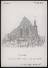 Favières : église Saint-Vast, vue du chevêt - (Reproduction interdite sans autorisation - © Claude Piette)