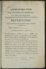 Répertoire des formalités hypothécaires, du 22/10/1818 au 07/01/1819, registre n° 098 (Abbeville)