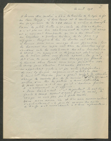 Témoignage de T'Serclaes (Comte de) (Capitaine commandant - Lieutenant du Génie entre 1914-1918) et correspondance avec Jacques Péricard