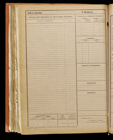 Boulogne, Lucien Edouard Georges, né le 22 avril 1897 à Beauval (Somme), classe 1917, matricule n° 943, Bureau de recrutement d'Abbeville