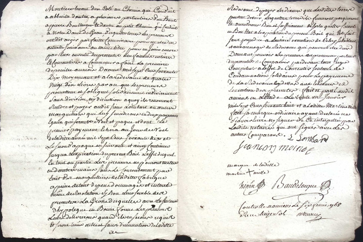 Etude de Me Nicolas Beaudelocque à Amiens (étude n°16). Minutes de l'année 1768