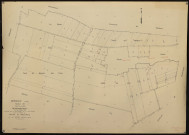 Plan du cadastre rénové - Bernaville : section ZK