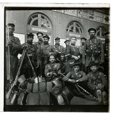 Fusiliers marins à Amiens