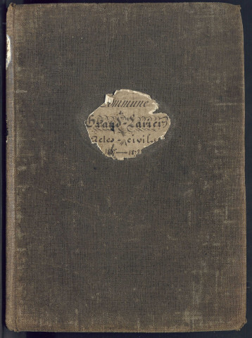 Grand-Laviers : naissances, mariages, décès (1857-1872)