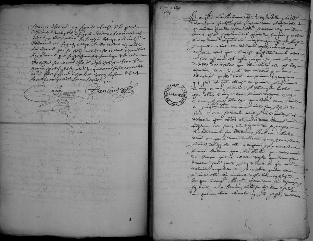 Etude de Me Nicolas Caron à Amiens (étude n°27). Minutes de l'année 1667