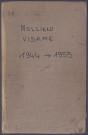 Table des successions et absences du bureau de Molliens-Vidame