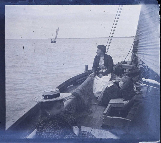Le Crotoy (Somme). Sortie en mer avec un bateau de pêche